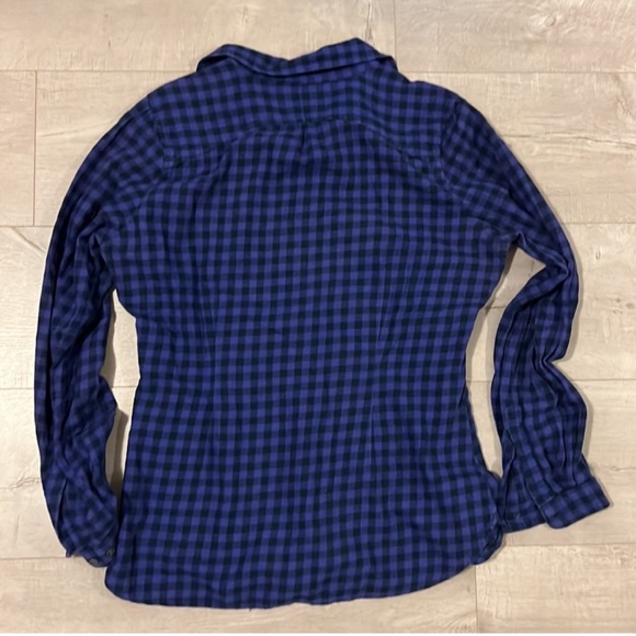 Woolrich purple plaid shirt - Picture 3 of 4